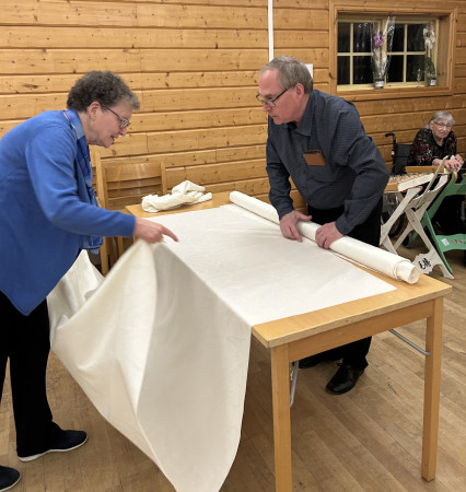 Rena dukar rullar ihop